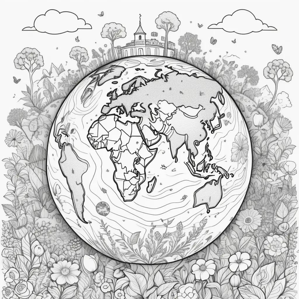 Earth Day coloring pages for kids