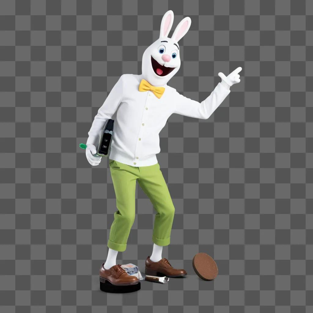 Easter Bunny with a funny image