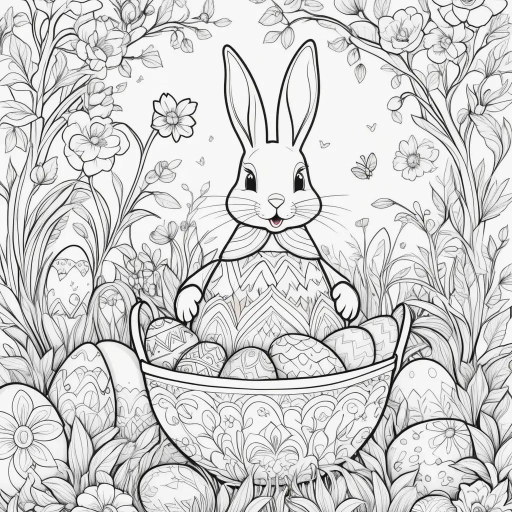 Easter Coloring Pages: A Coloring Book with Coloring Pages for Kids