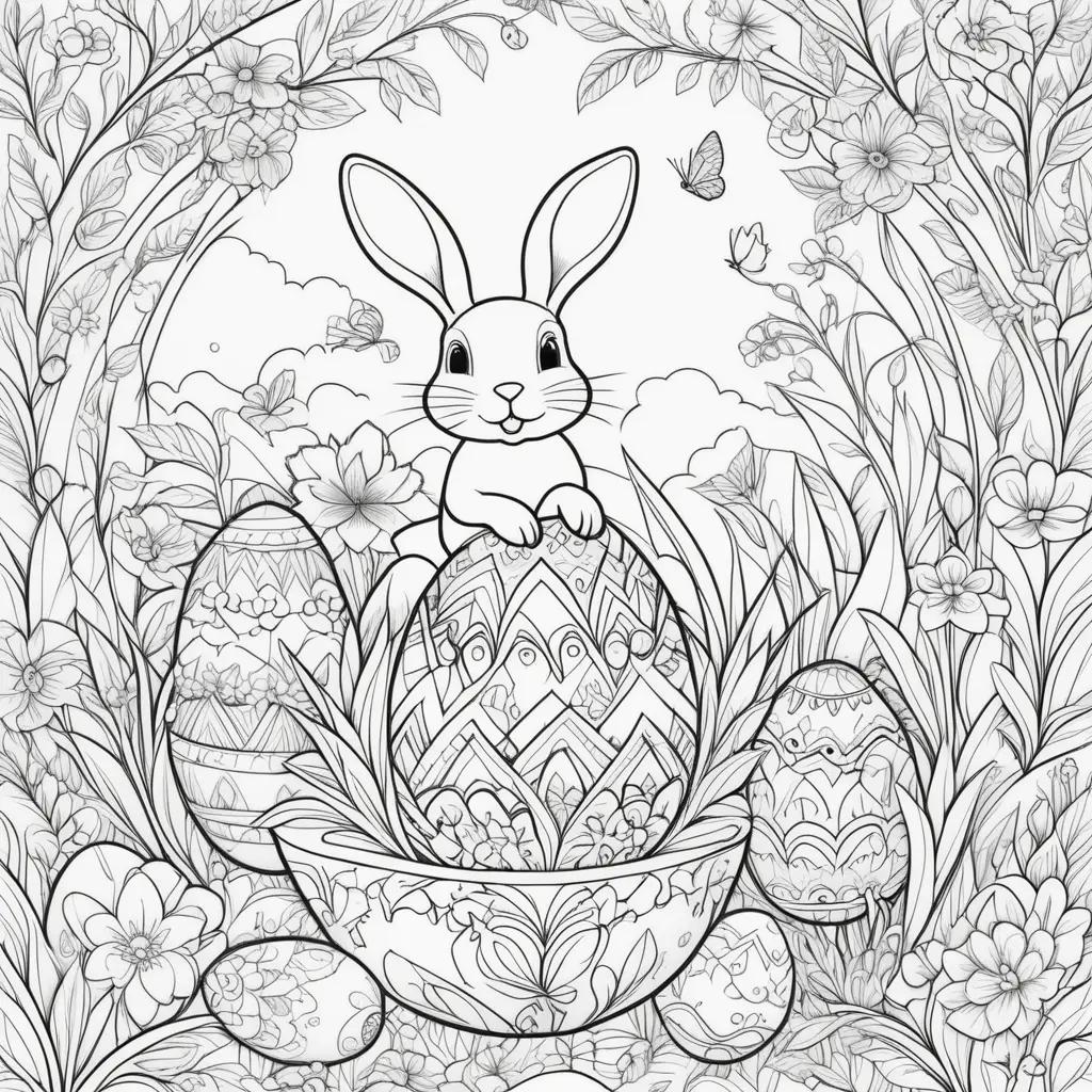 Easter Coloring Pages: Free Printables for Adults