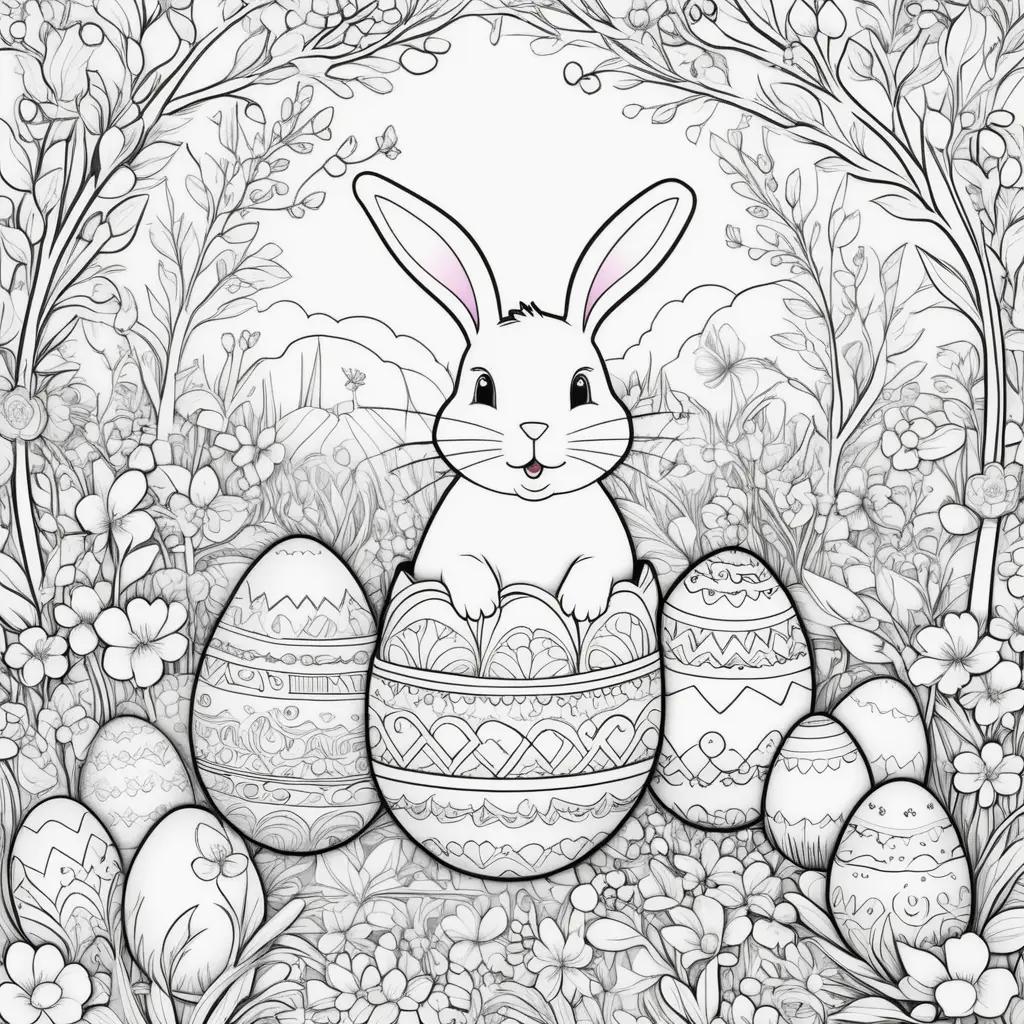 Easter coloring pages featuring free coloring and printables for children