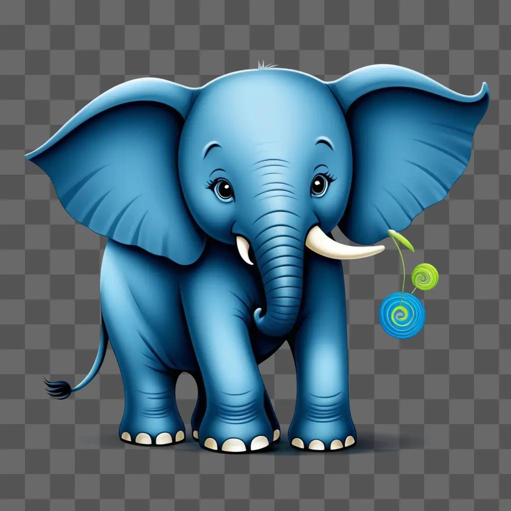 Elephant drawing for kids - Cute and playful