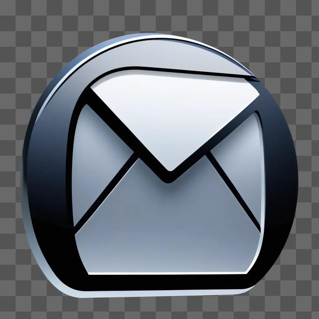 Email Icon on a dark background