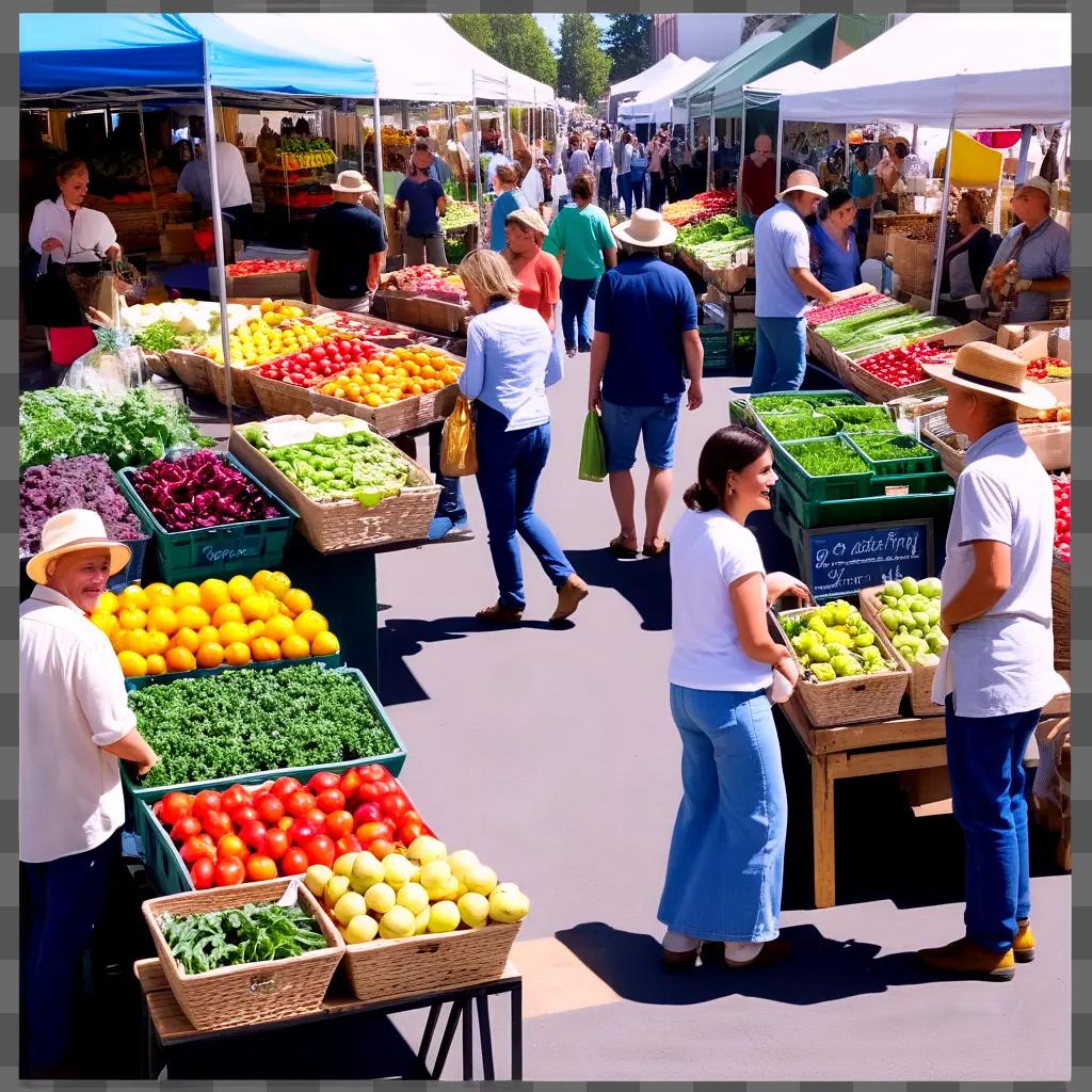 Farmers market offers fresh produce to customers