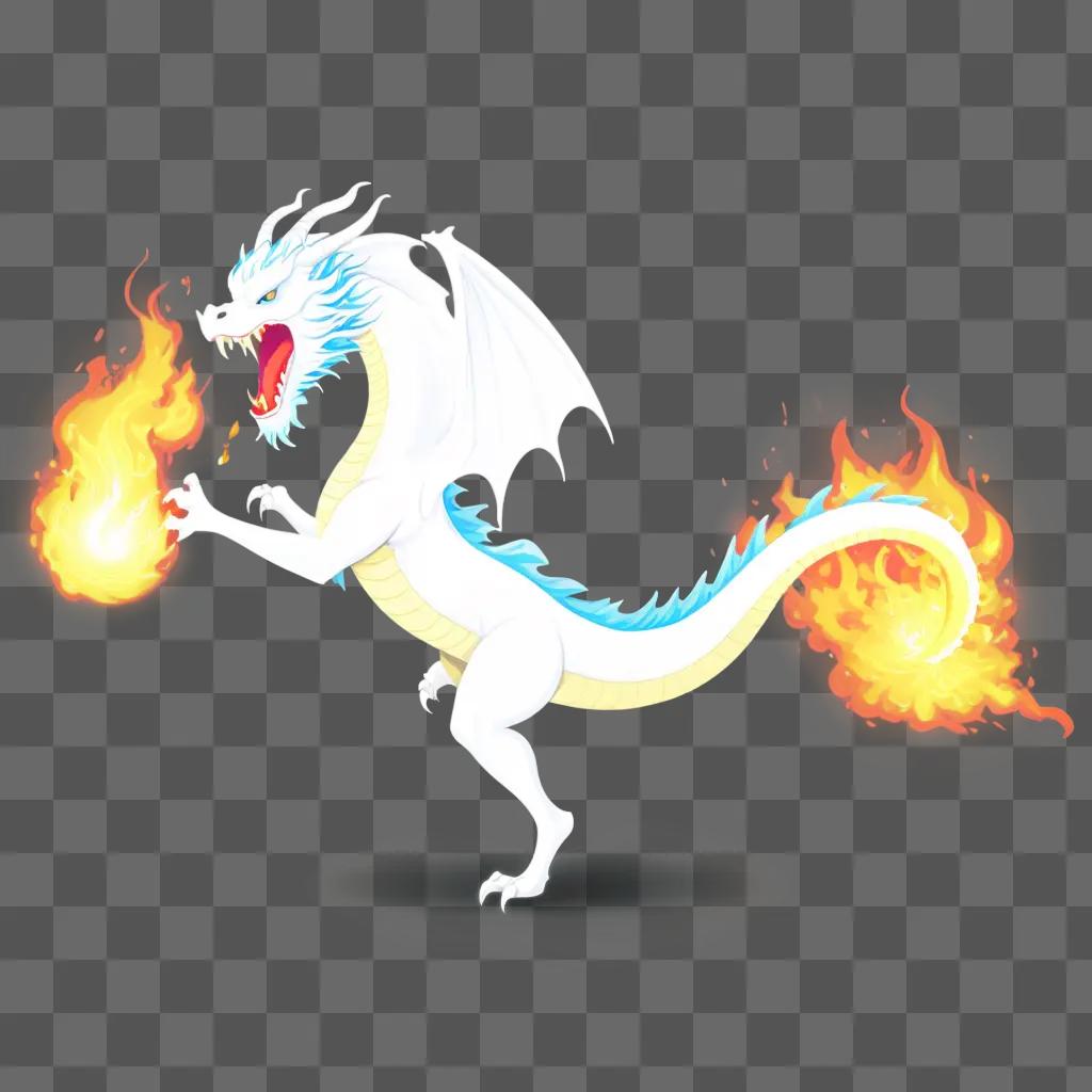 Fire breathing dragon