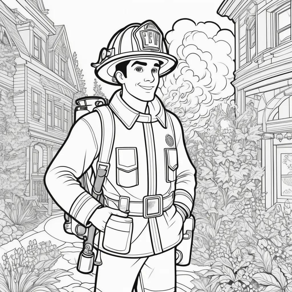 Fireman Coloring Pages