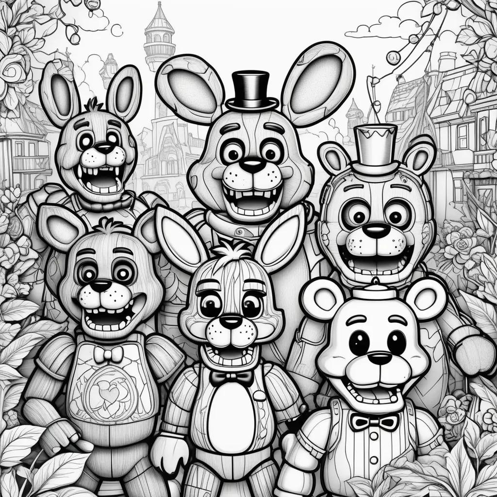 Five Night at Freddys coloring pages