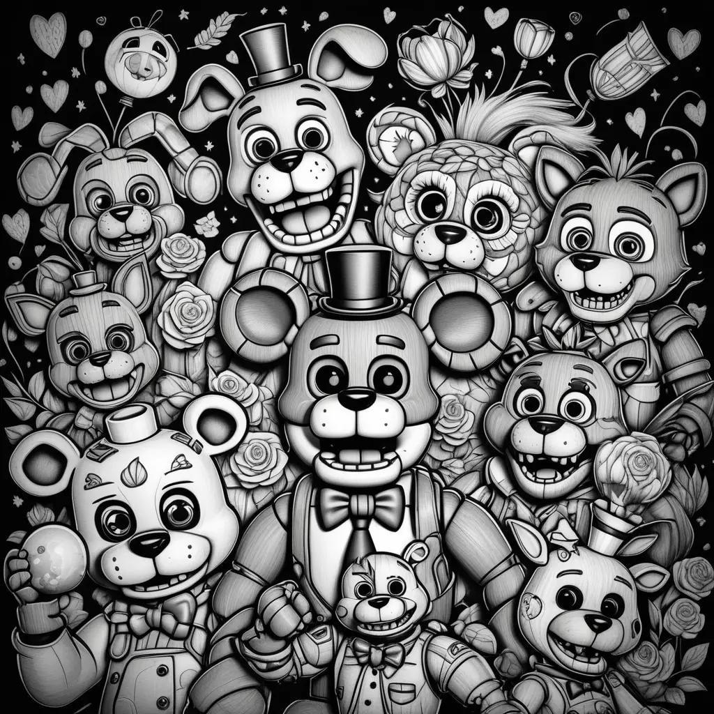 Five Nights at Freddys Coloring Pages: A Unique Collection