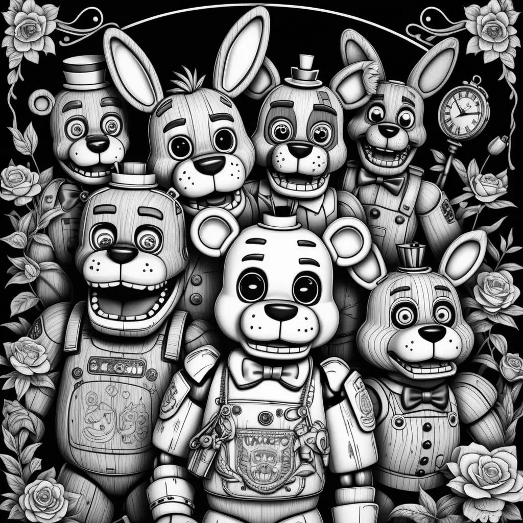 Five Nights at Freddys Coloring Pages