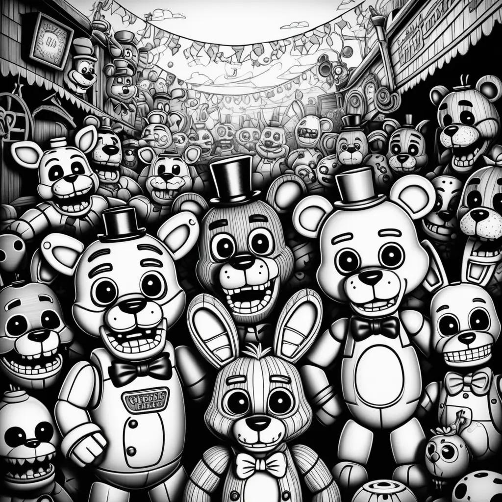 Five Nights at Freddys Coloring Pages