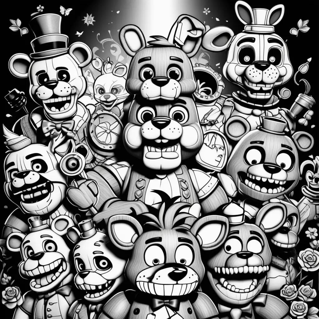 Five Nights at Freddys Coloring Pages