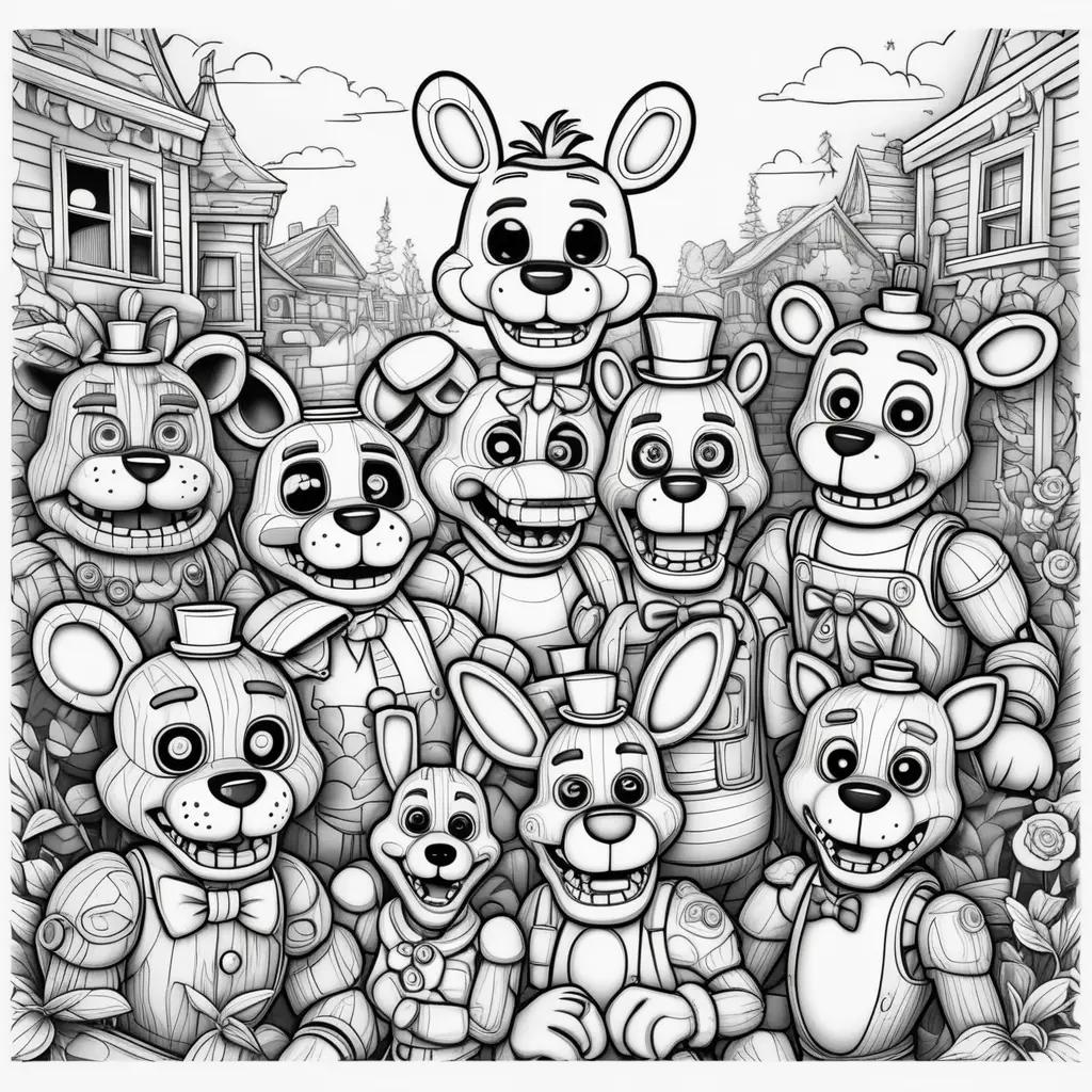 Five Nights at Freddys coloring pages