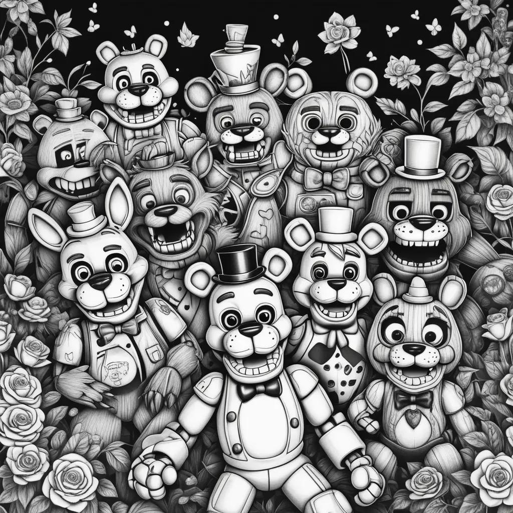 Five Nights at Freddys ぬりえ