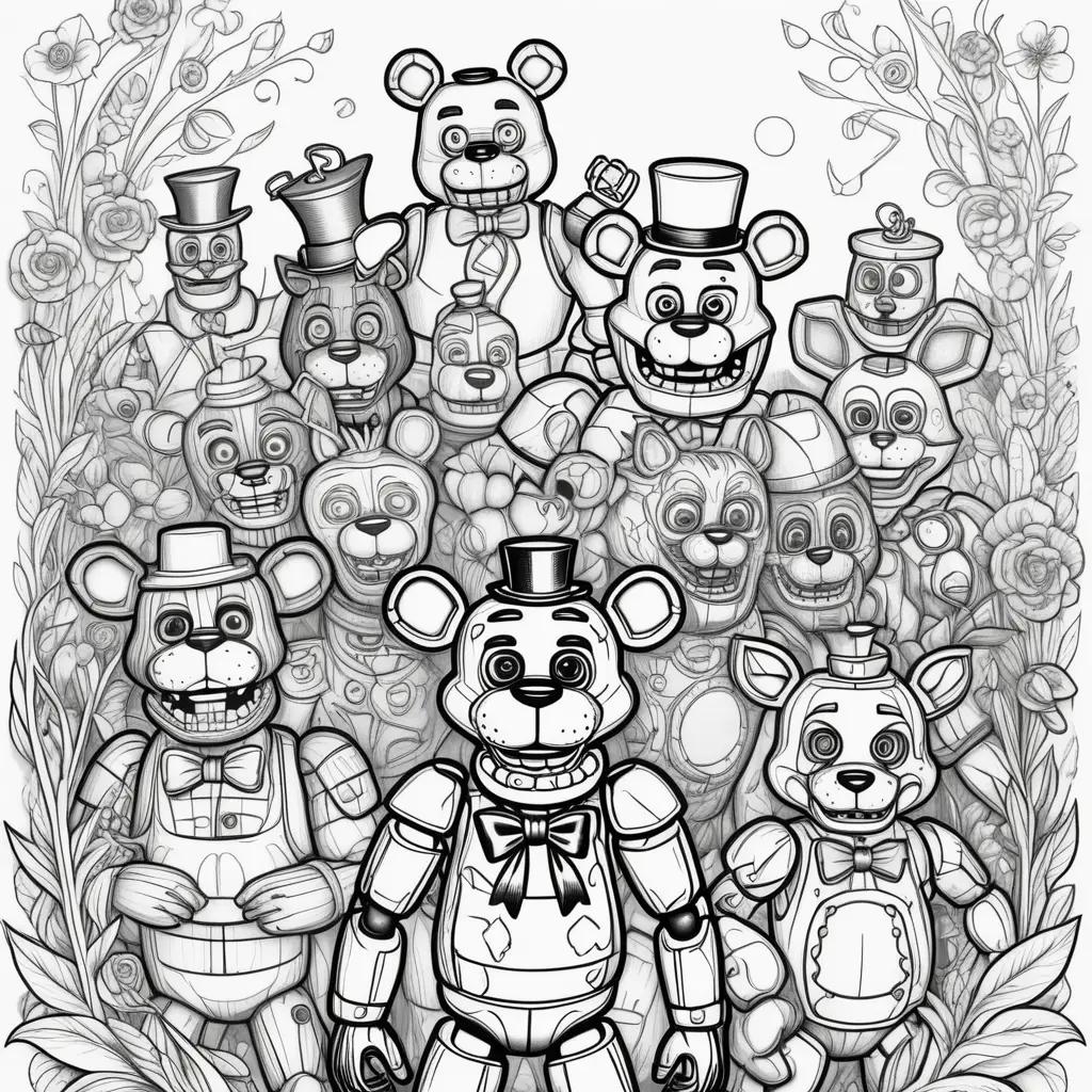 Five Nights of Freddy Coloring Pages