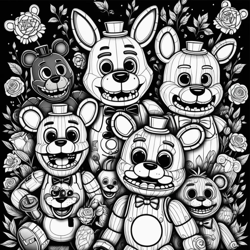 Five Nights of Freddy Coloring Pages