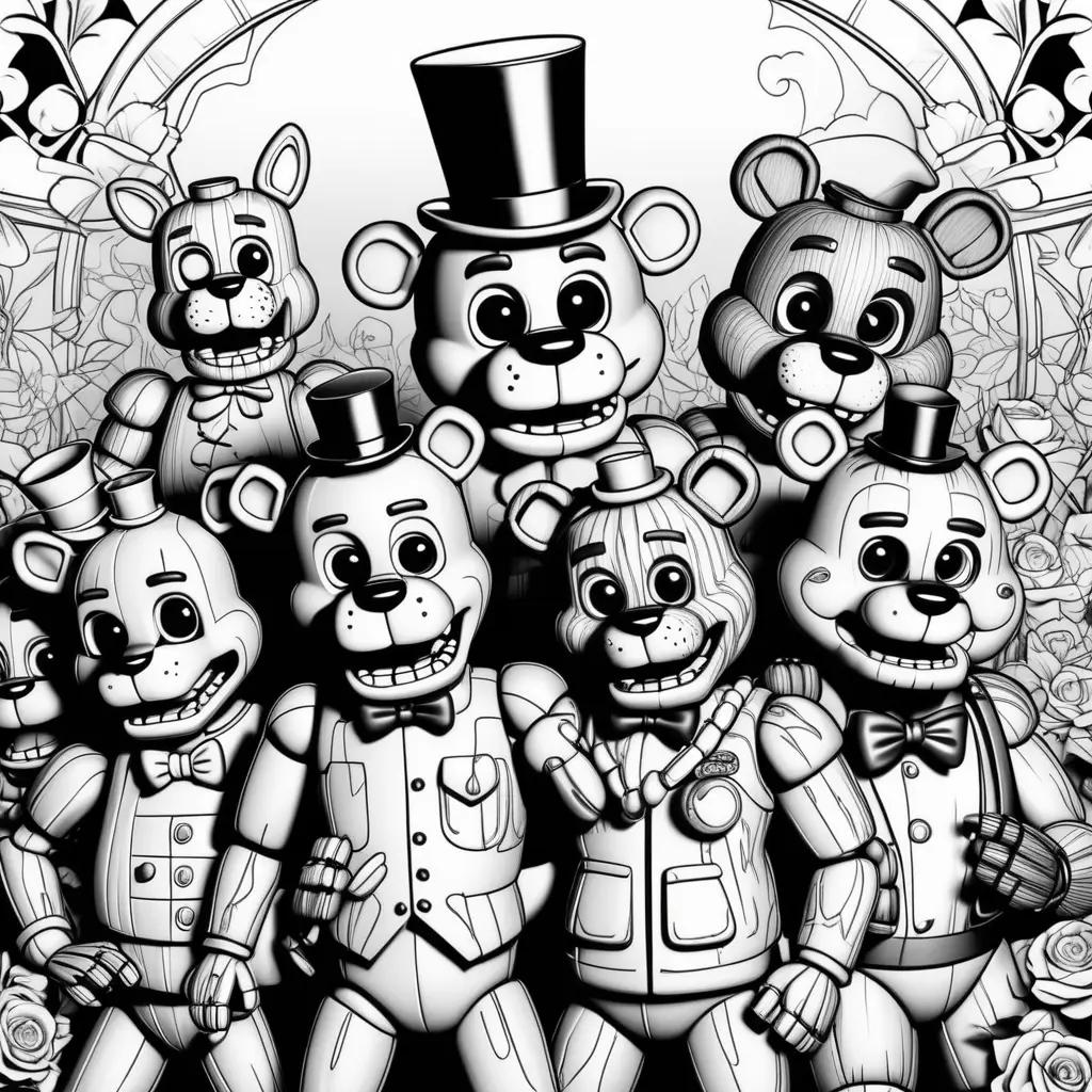 Five Nights of Freddy Coloring Pages