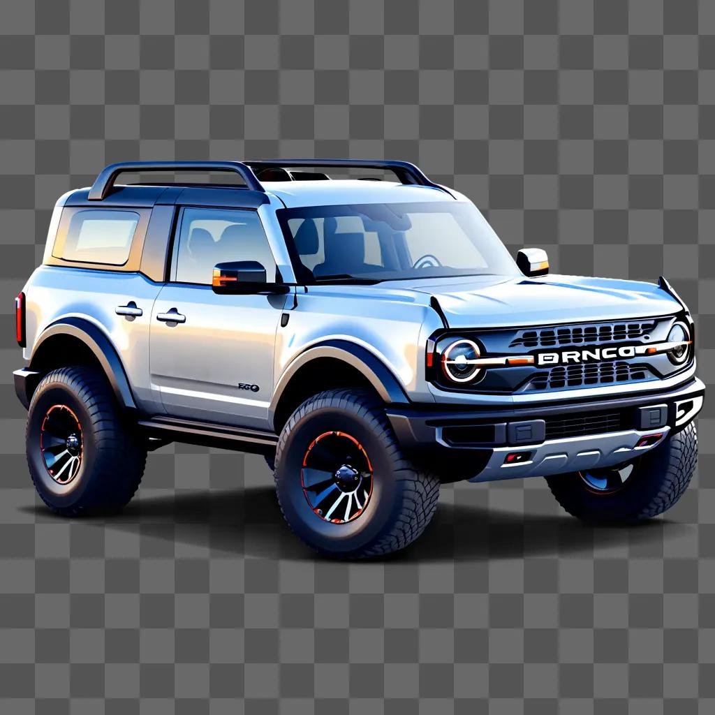 Ford Bronco 2023 SUV on a dark background