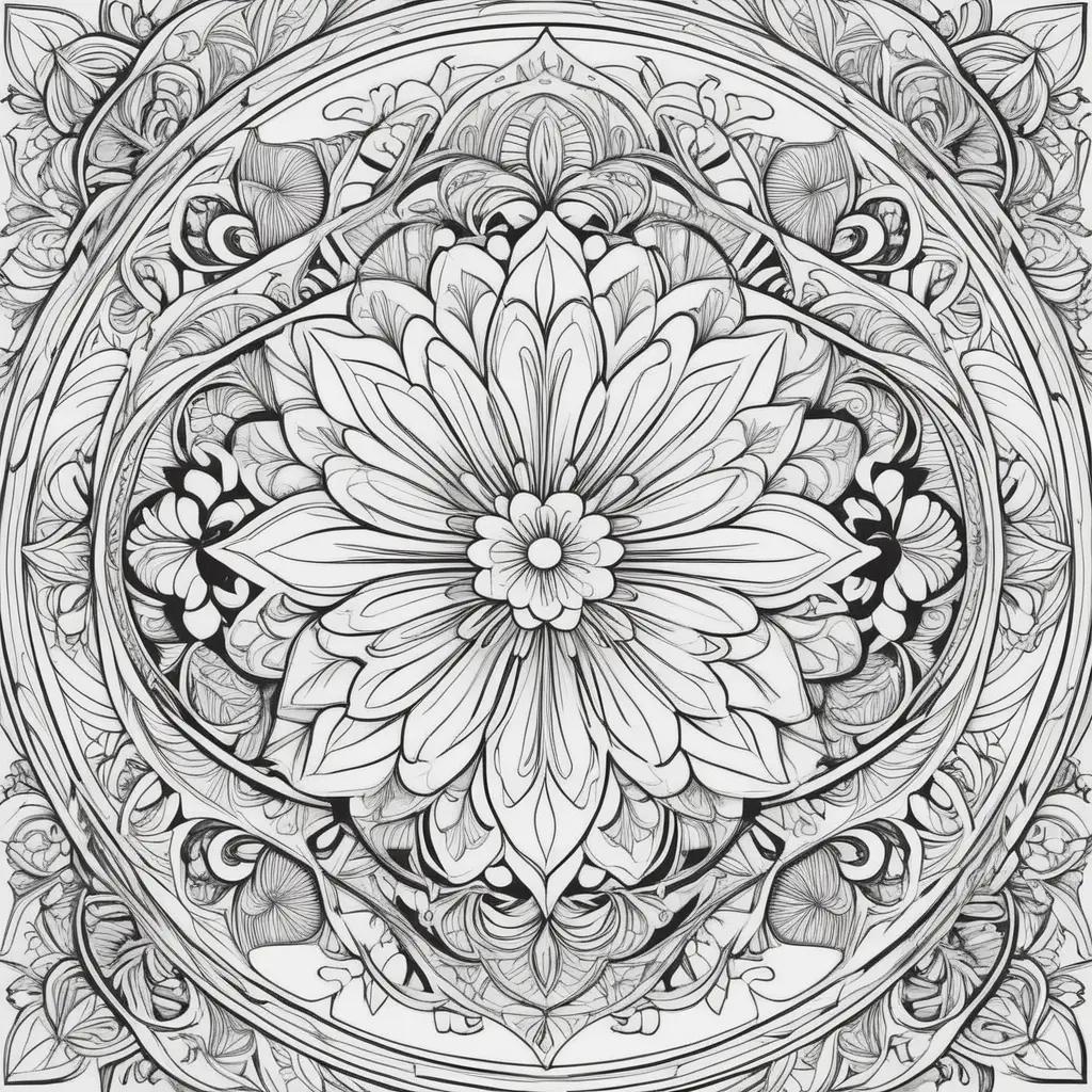 Free Adult Coloring Pages of Designs