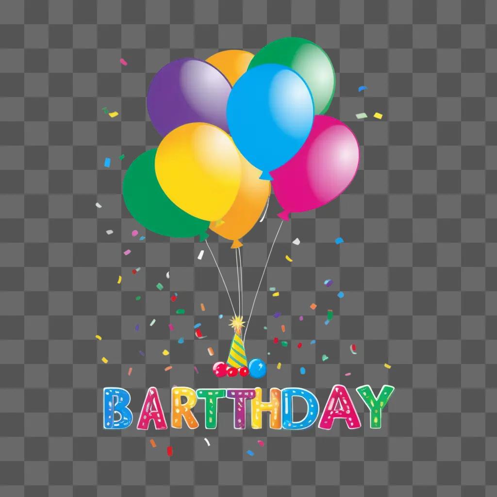 Free Birthday Clip Art with Balloons