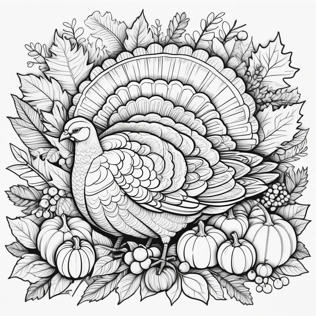 Free Coloring Pages of Thanksgiving