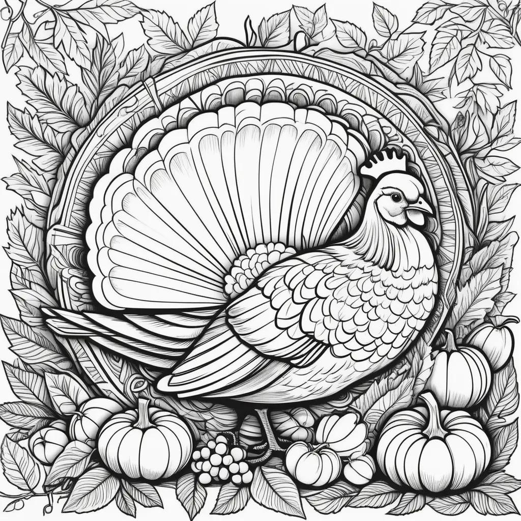 Free Thanksgiving Coloring Pages for Kids