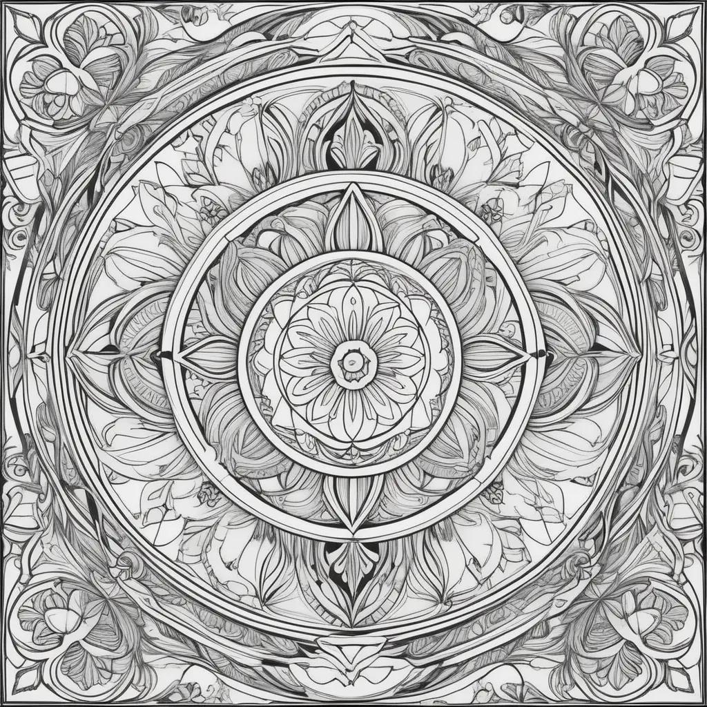 Free adult coloring pages featuring intricate patterns and designs