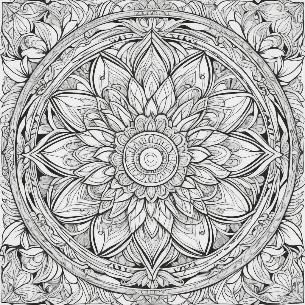 Free adult coloring pages with intricate designs