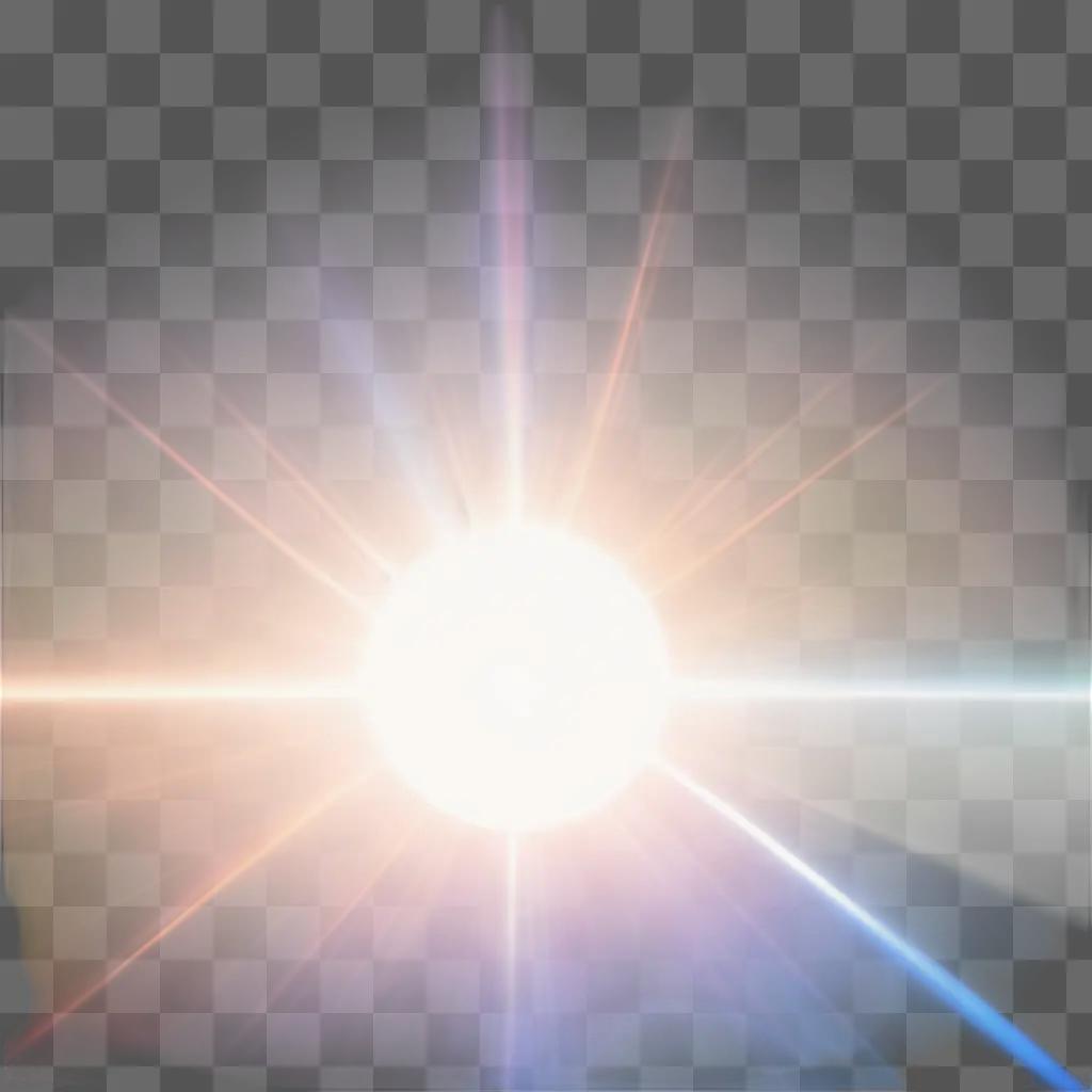 Free lens flare effect on a pink and blue background