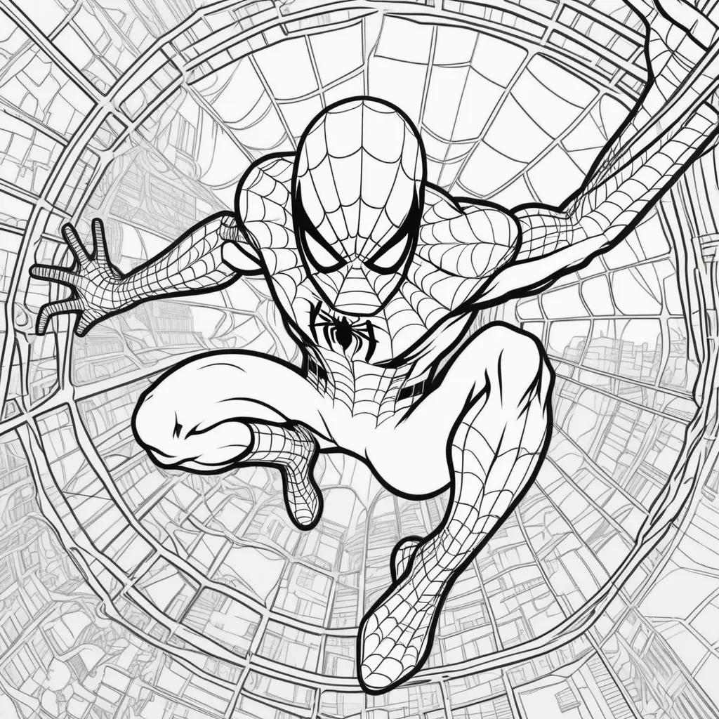 Free printable Spider Man coloring pages