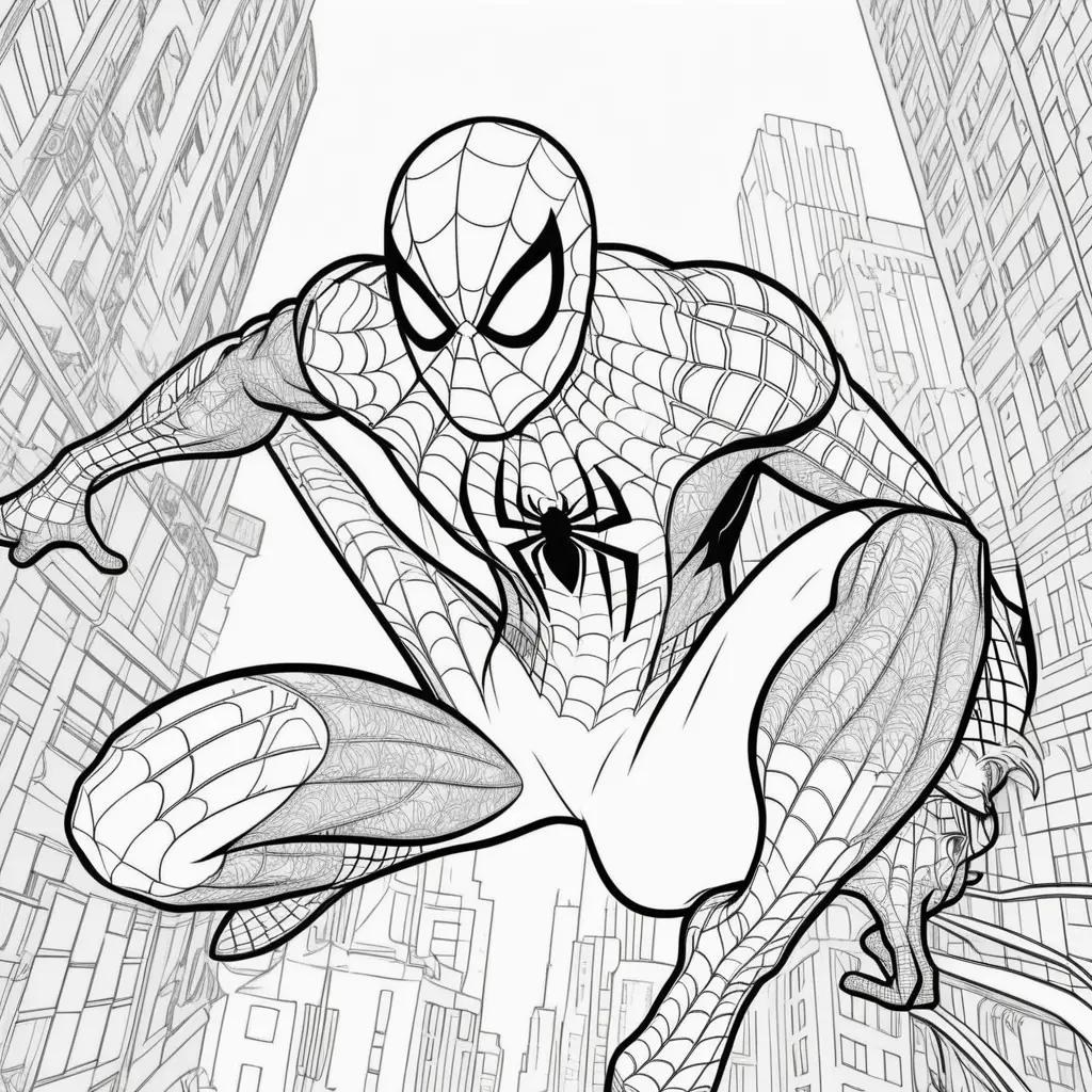 Free printable Spider-Man coloring pages available online