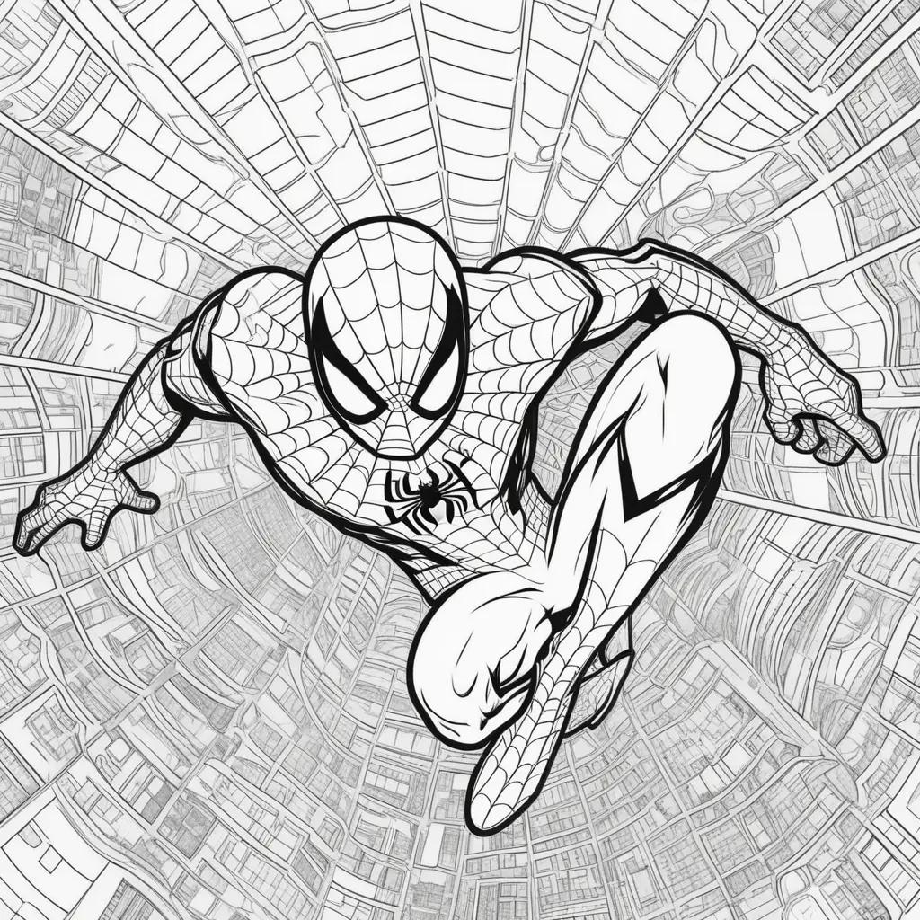 Free printable Spider-Man coloring pages