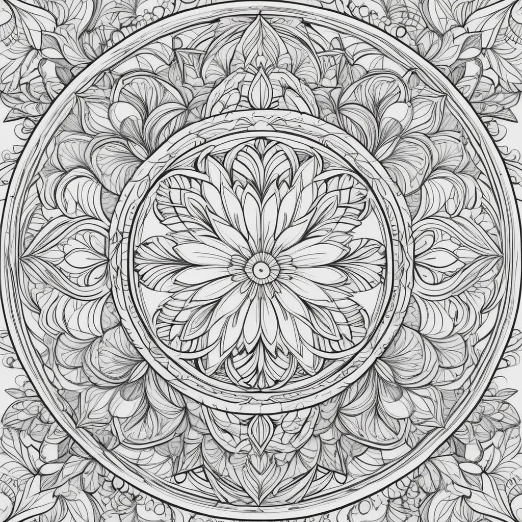 Free printable adult coloring pages with intricate designs