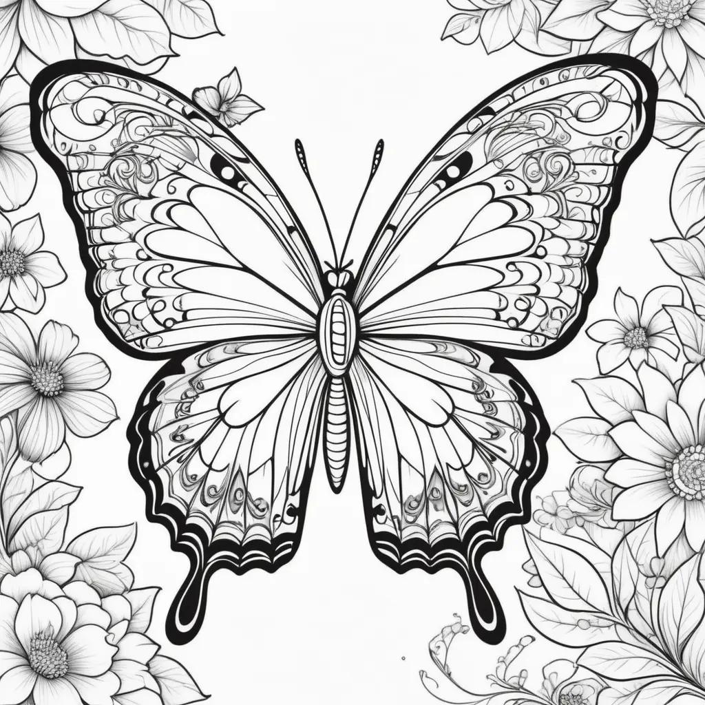 Free printable butterfly coloring pages for kids