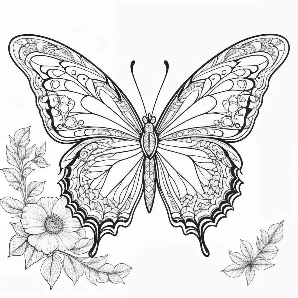 Free printable butterfly coloring pages for kids