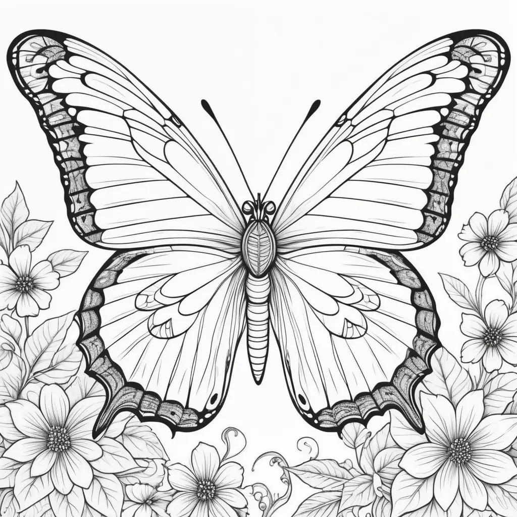 Free printable butterfly coloring pages for kids