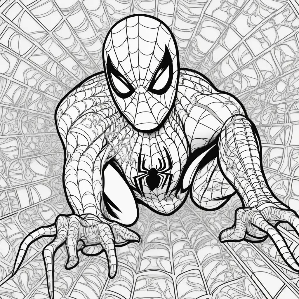 Free printable coloring pages of spiderman