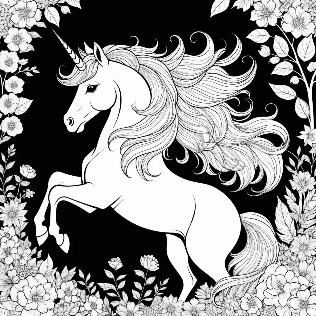 Free printable unicorn coloring pages for adults