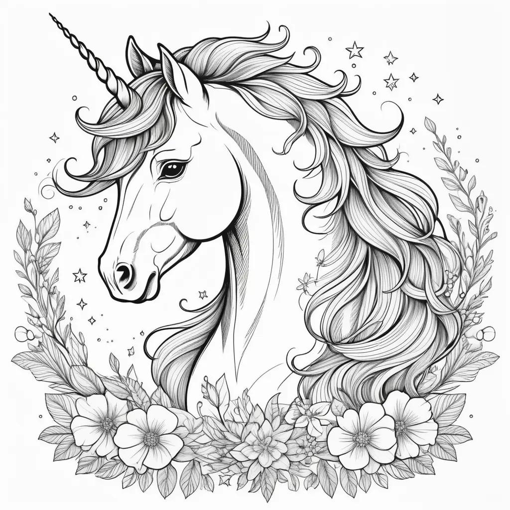 Free printable unicorn coloring pages for kids