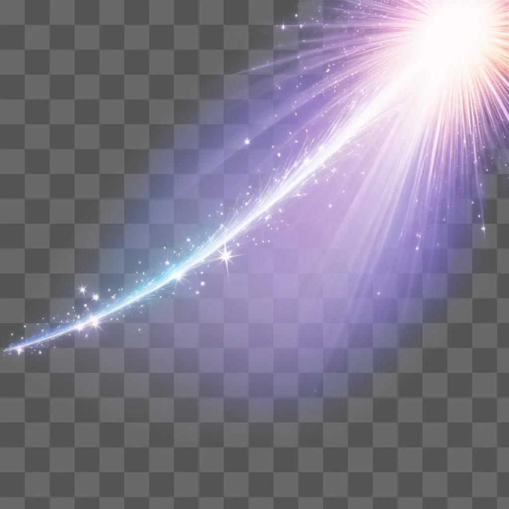 Free sparkle on a purple background