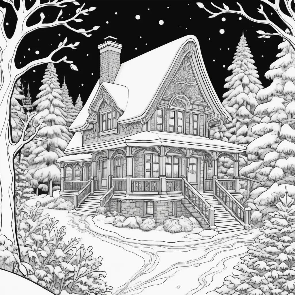 Free winter coloring pages for kids