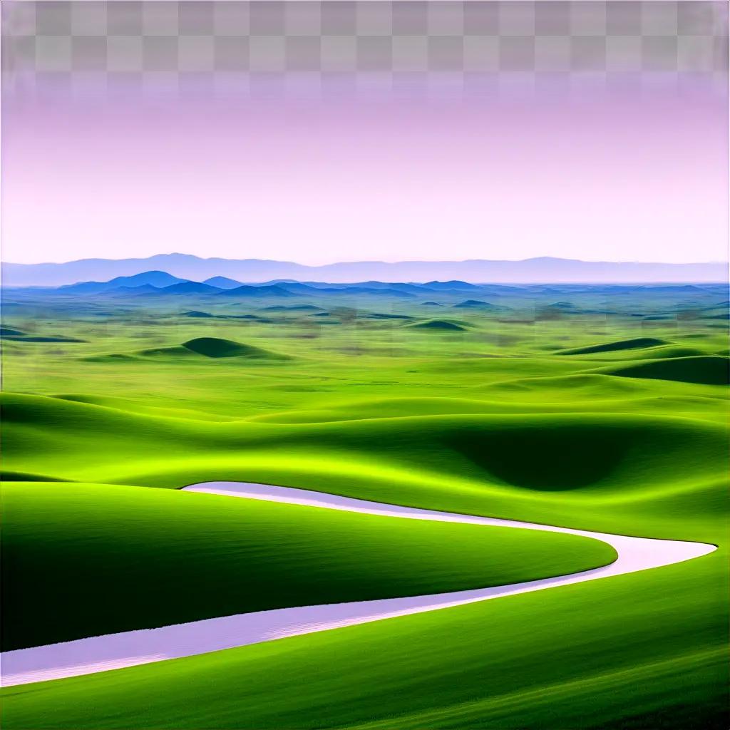 Freescape: scenic view of a green landscape