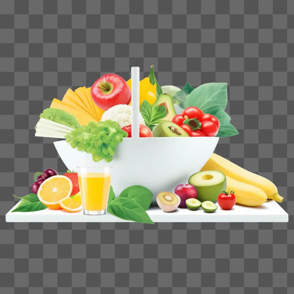 Fresh produce on a table in a bowl