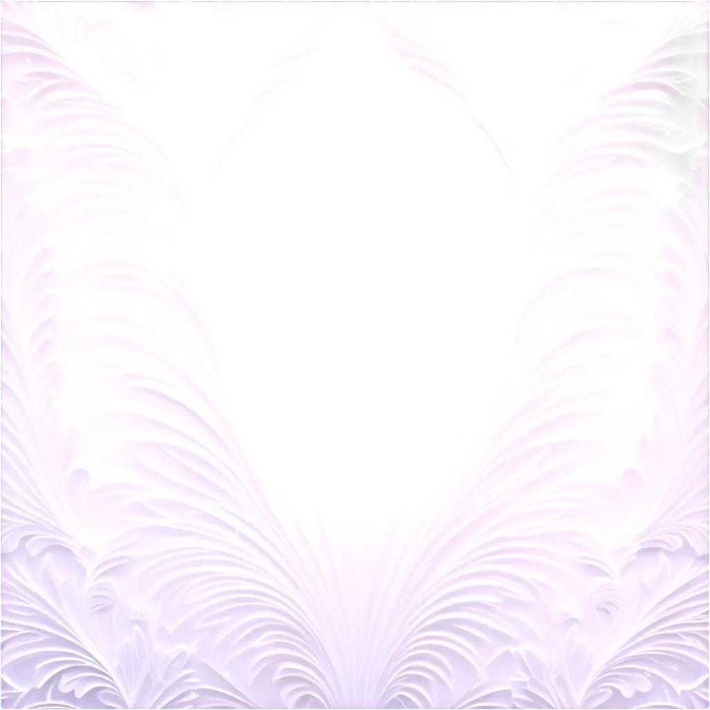 Frosted glass design with a white and purple background