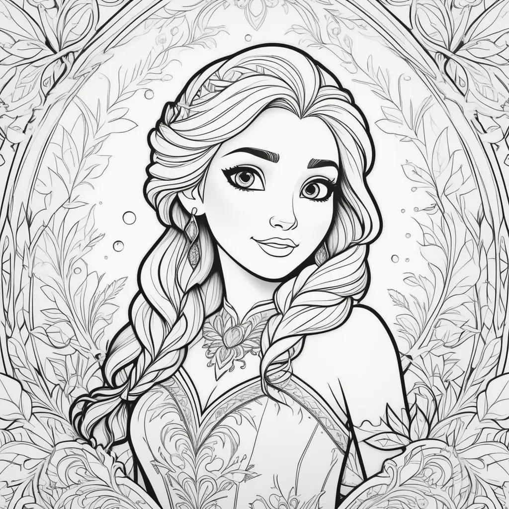 Frozen Coloring Pages: Princess Elsa