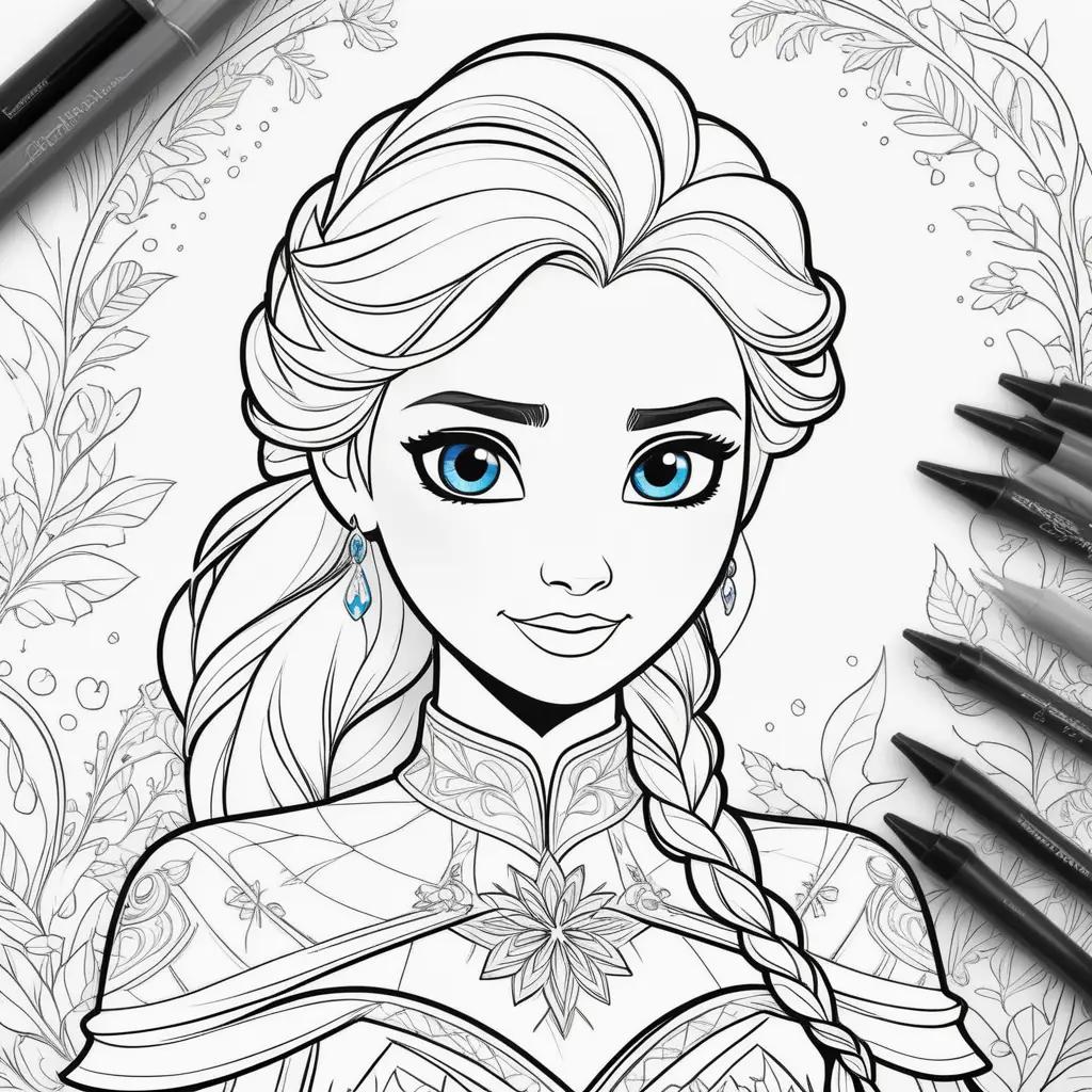 Frozen Elsa Coloring Pages - Elsa Coloring Page