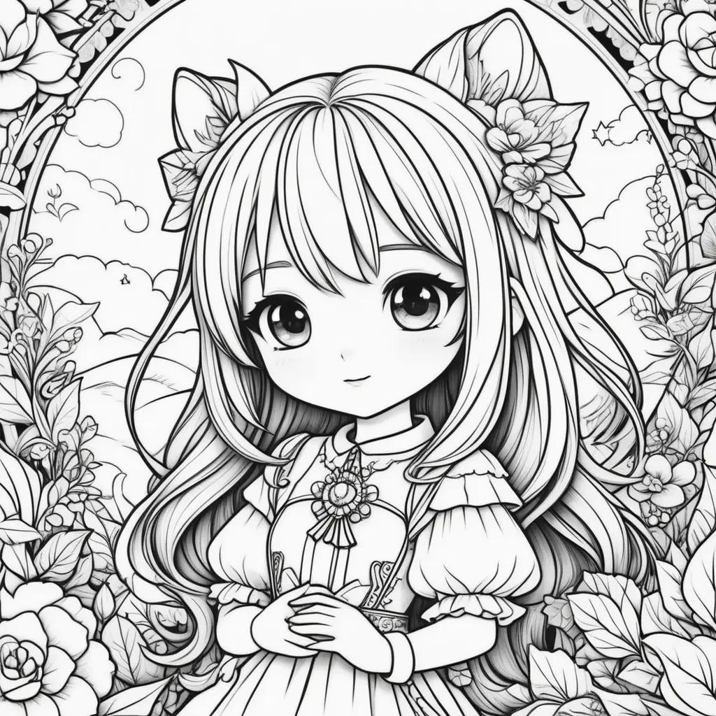 Gacha Life Coloring Pages: A Beautiful Collection of Anime Artwork