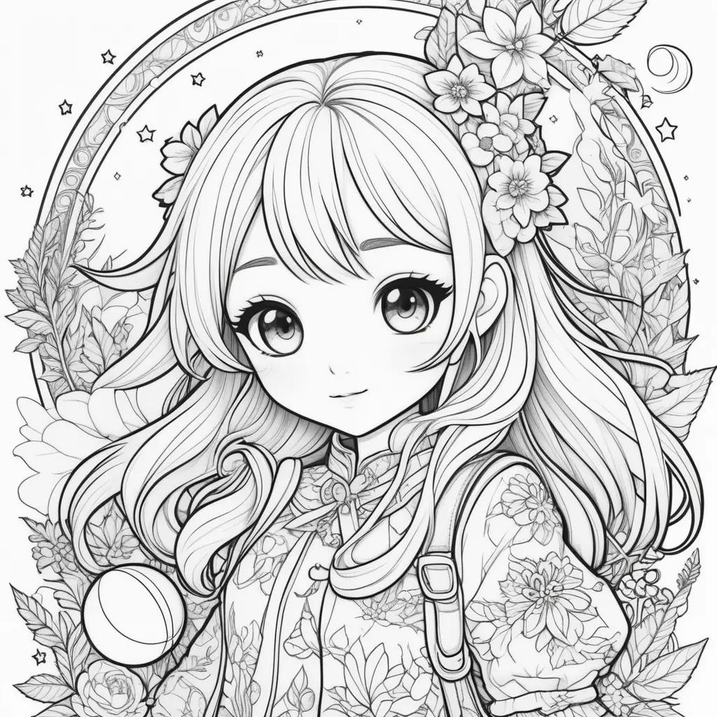 Gacha Life Coloring Pages: Anime-Inspired Coloring Book
