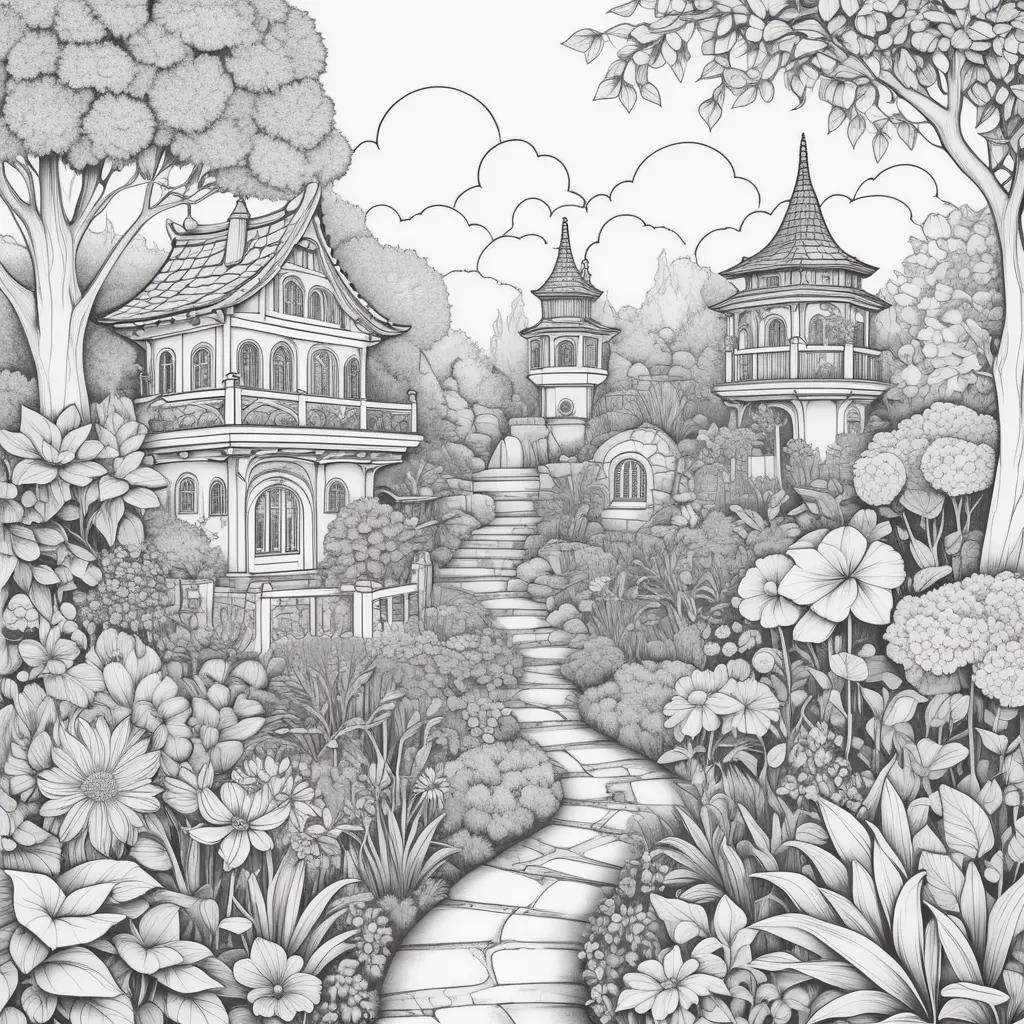 Garden of Banban Coloring Page