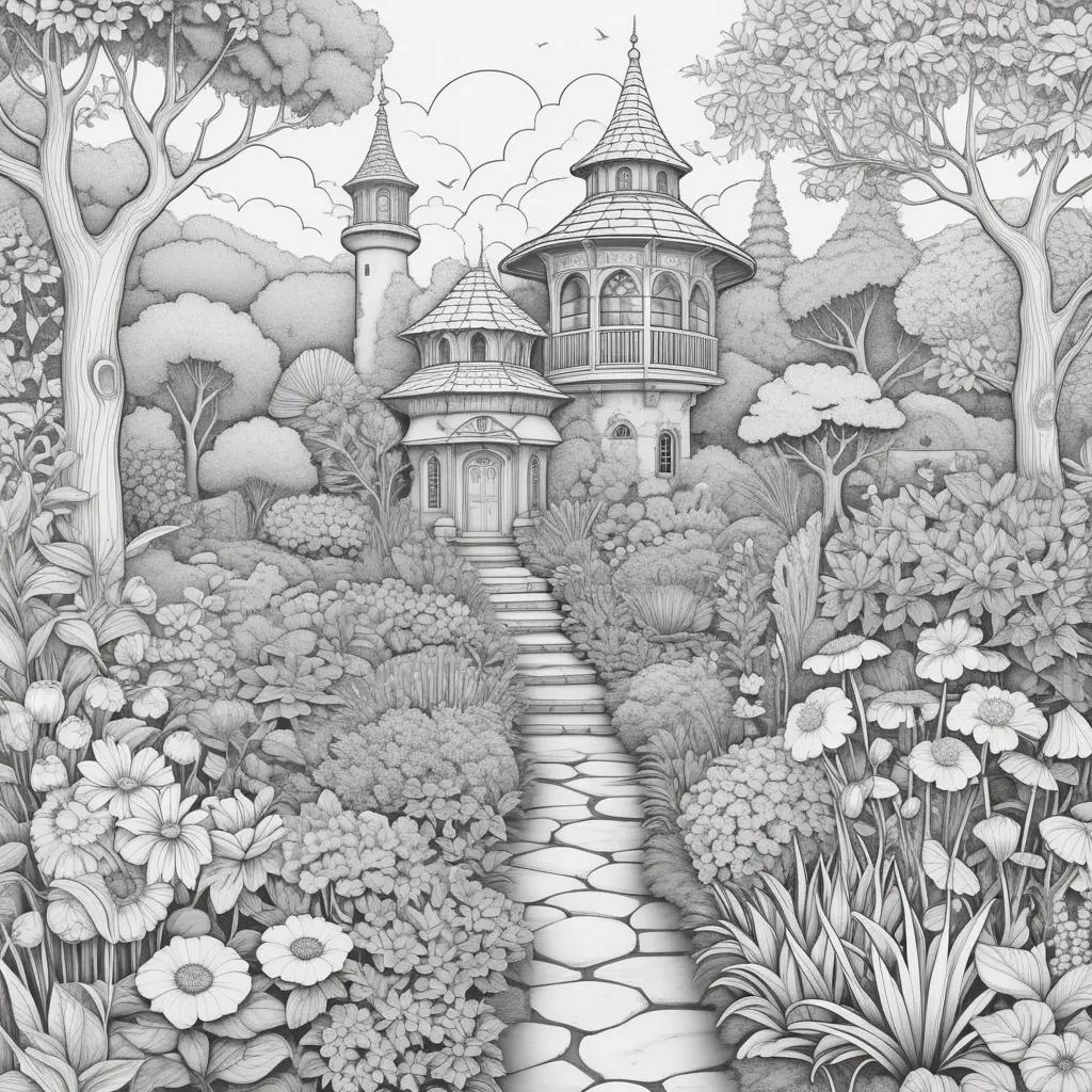 Garden of banban coloring pages