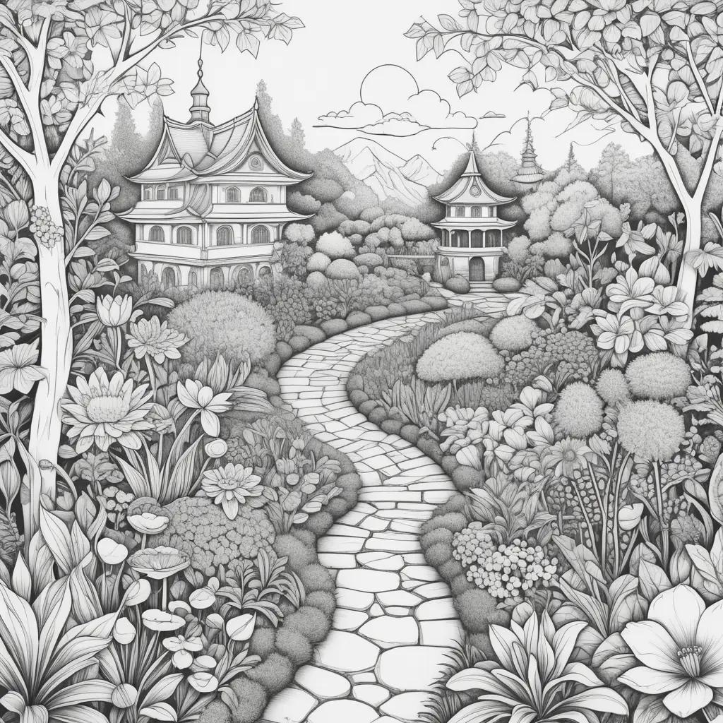 Garden of banban coloring pages